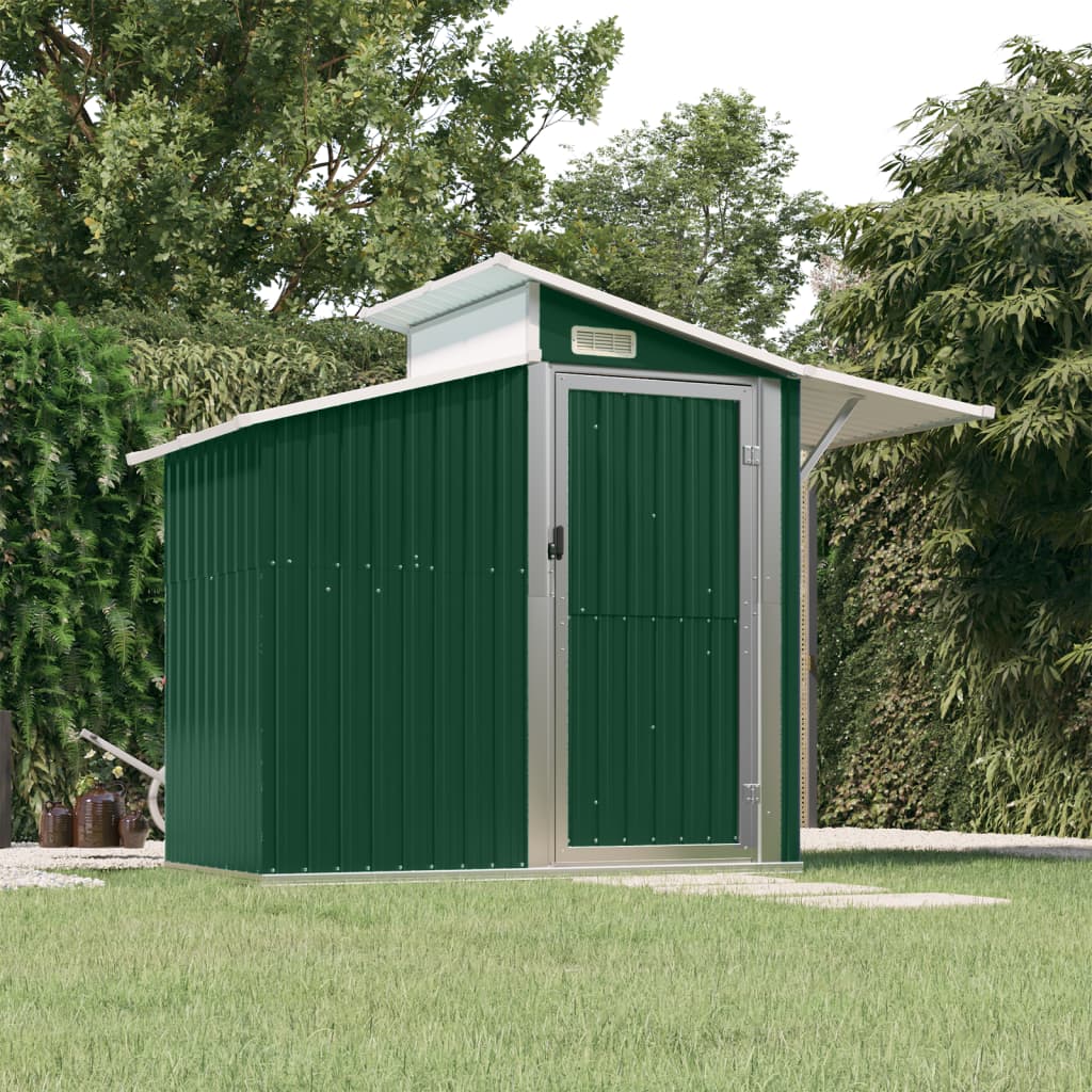 vidaXL Garden Shed Anthracite 270x130x208.5 cm Galvanised Steel