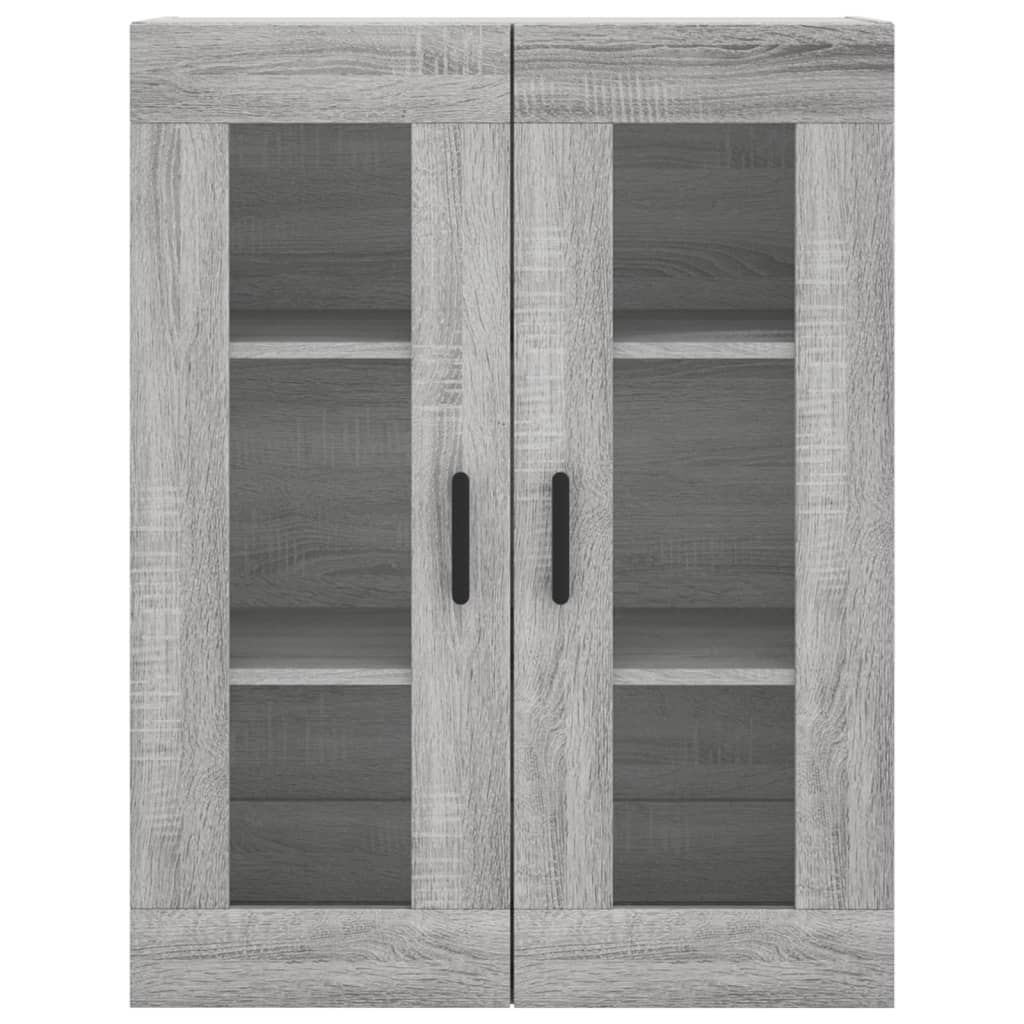 vidaXL Highboard Grey Sonoma 69.5x34x180 cm Engineered Wood