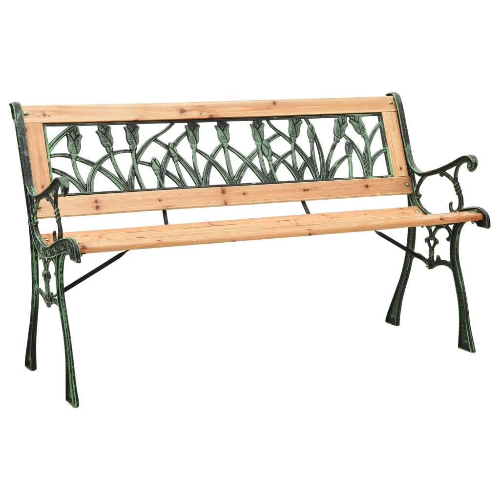 vidaXL Garden Bench 122 cm Wood