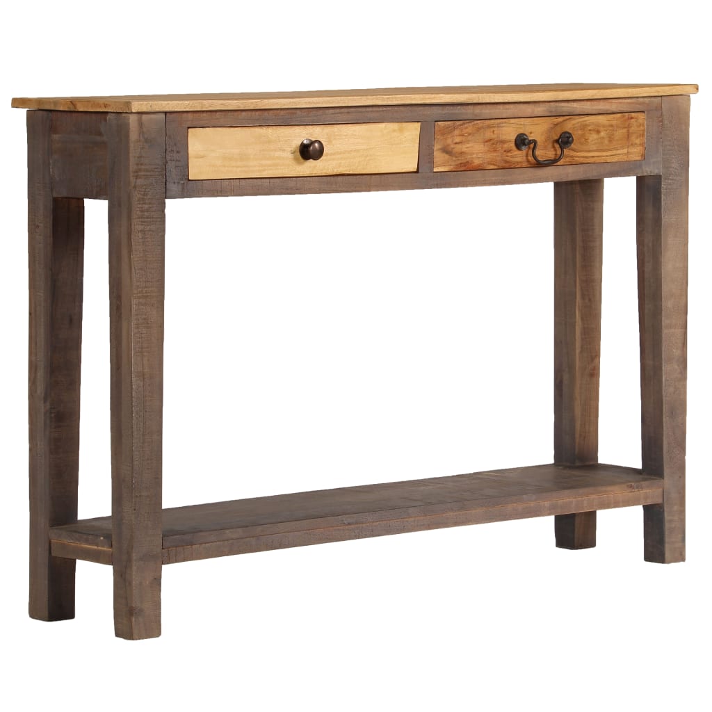 console-table-solid-wood-vintage-118x30x80-cm At Willow and Wine