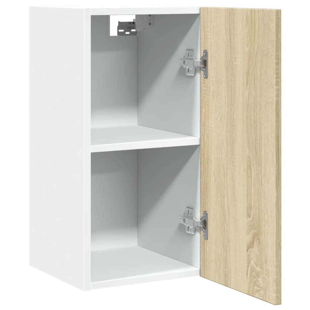 vidaXL Hanging Cabinet Sonoma Oak 29.5x31x60 cm Engineered Wood