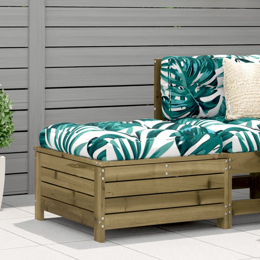 vidaXL Garden Footstool 62x63.5x32 cm Impregnated Wood Pine at Willow and Wine!