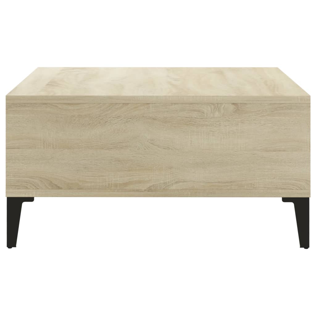 vidaXL Coffee Table Sonoma Oak 60x60x30 cm Engineered Wood