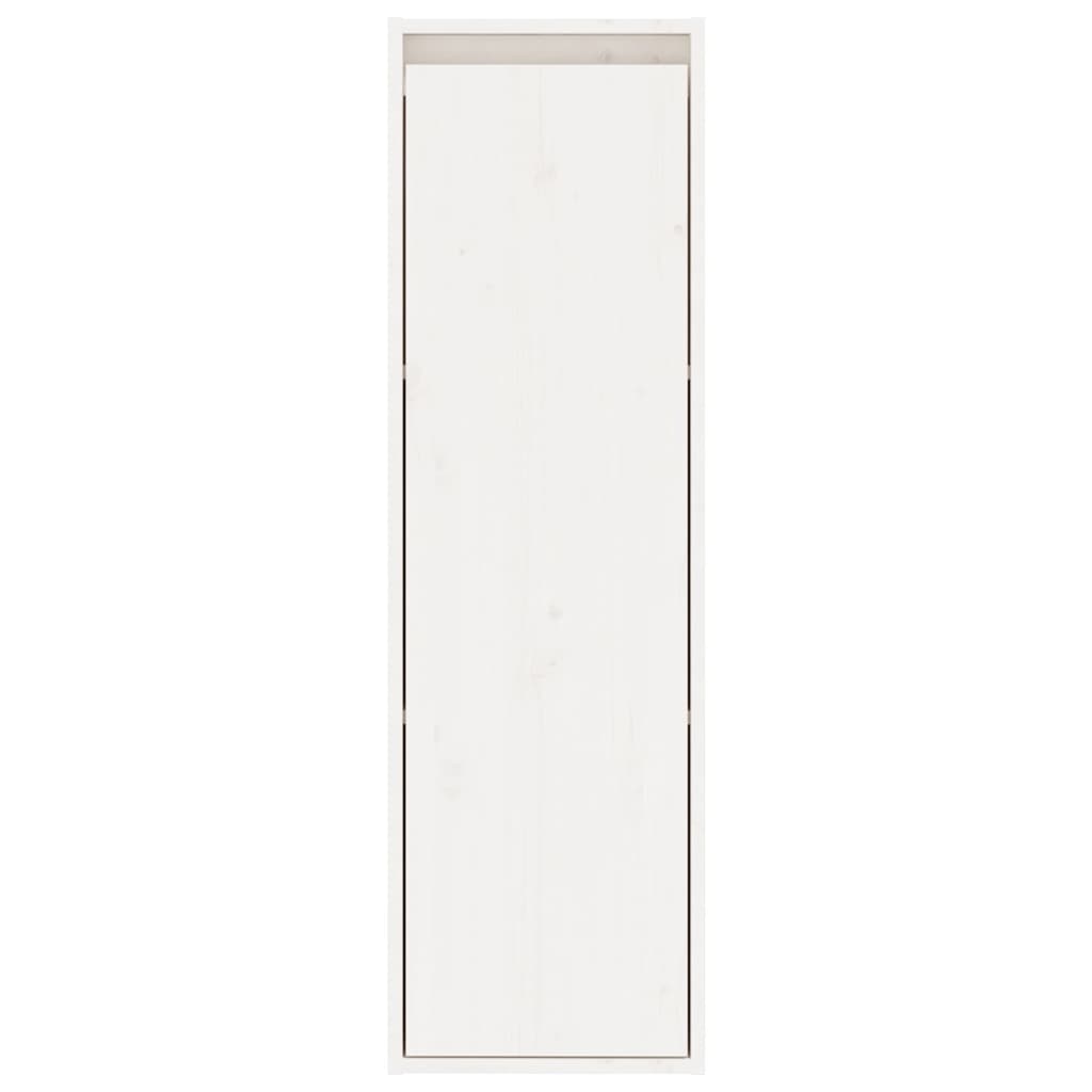 vidaXL Wall Cabinets 2 pcs White 30x30x100 cm Solid Pinewood