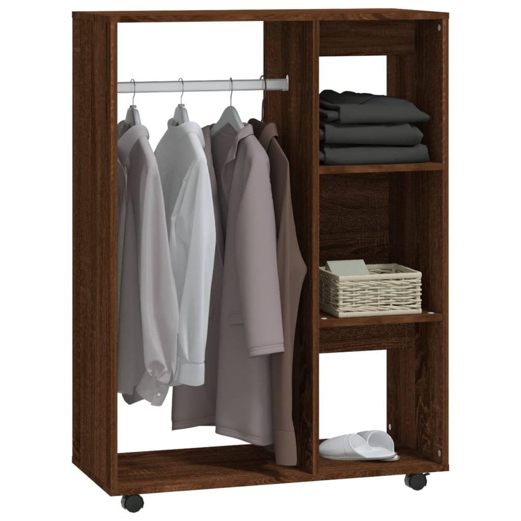 vidaXL Wardrobe Brown Oak 80x40x110 cm Engineered Wood