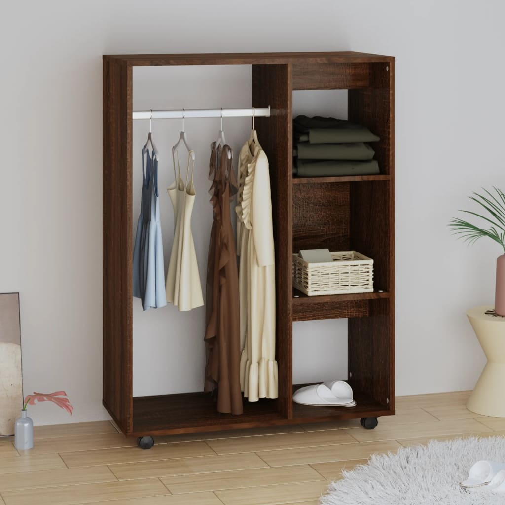 vidaXL Wardrobe Brown Oak 80x40x110 cm Engineered Wood