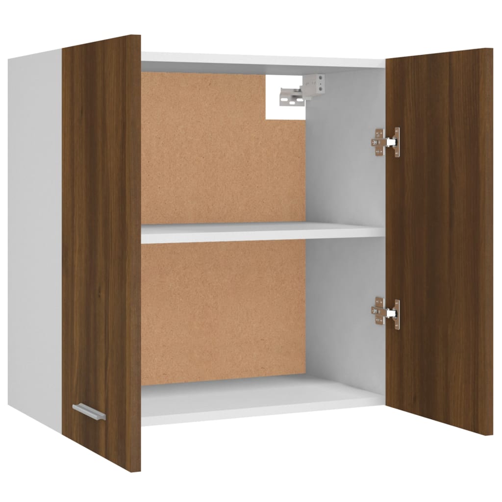 vidaXL Hanging Cabinet Brown Oak Engineered Wood