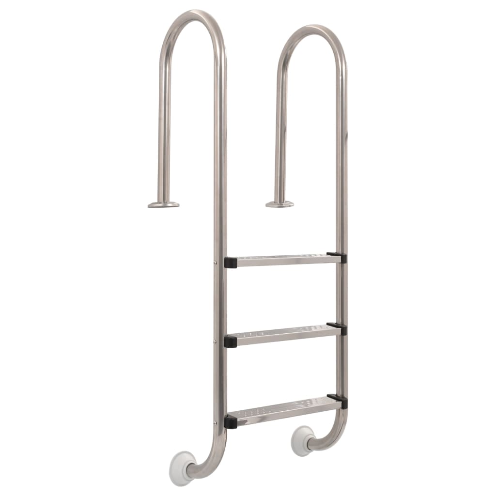 vidaXL Pool Ladder 3 Steps Stainless Steel 304 120 cm at Willow and Wine!