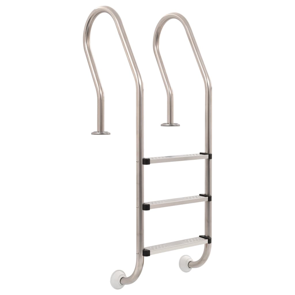 vidaXL Pool Ladder 3 Steps Stainless Steel 304 120 cm at Willow and Wine!