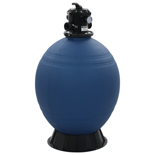 Pool Sand Filter with 6 Position Valve Blue 660 mm at Willow and Wine!