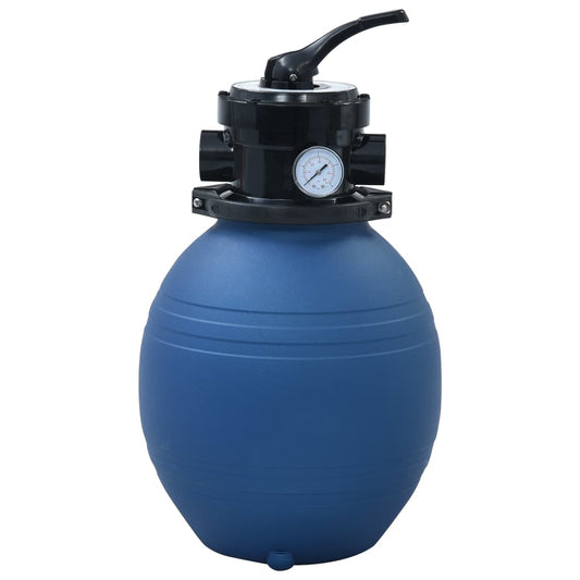vidaXL Pool Sand Filter with 4 Position Valve Blue 300 mm at Willow and Wine!