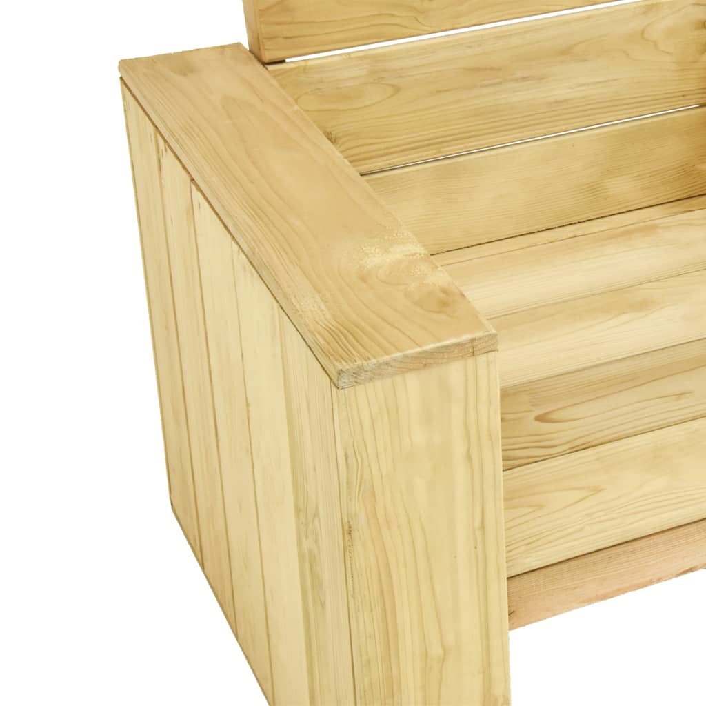 vidaXL Garden Bench 179 cm Impregnated Pinewood