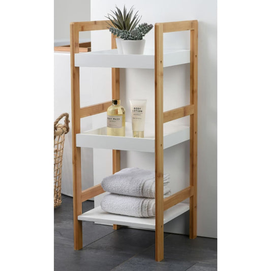 bathroom-solutions-storage-rack-with-3-shelves-mdf-and-bamboo At Willow and Wine