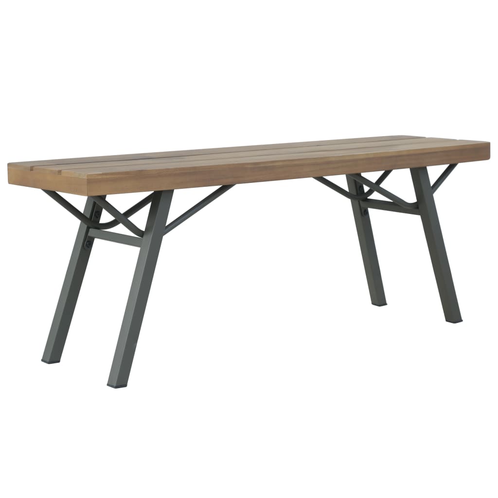 vidaXL Garden Bench 120 cm Solid Acacia Wood at Willow and Wine!