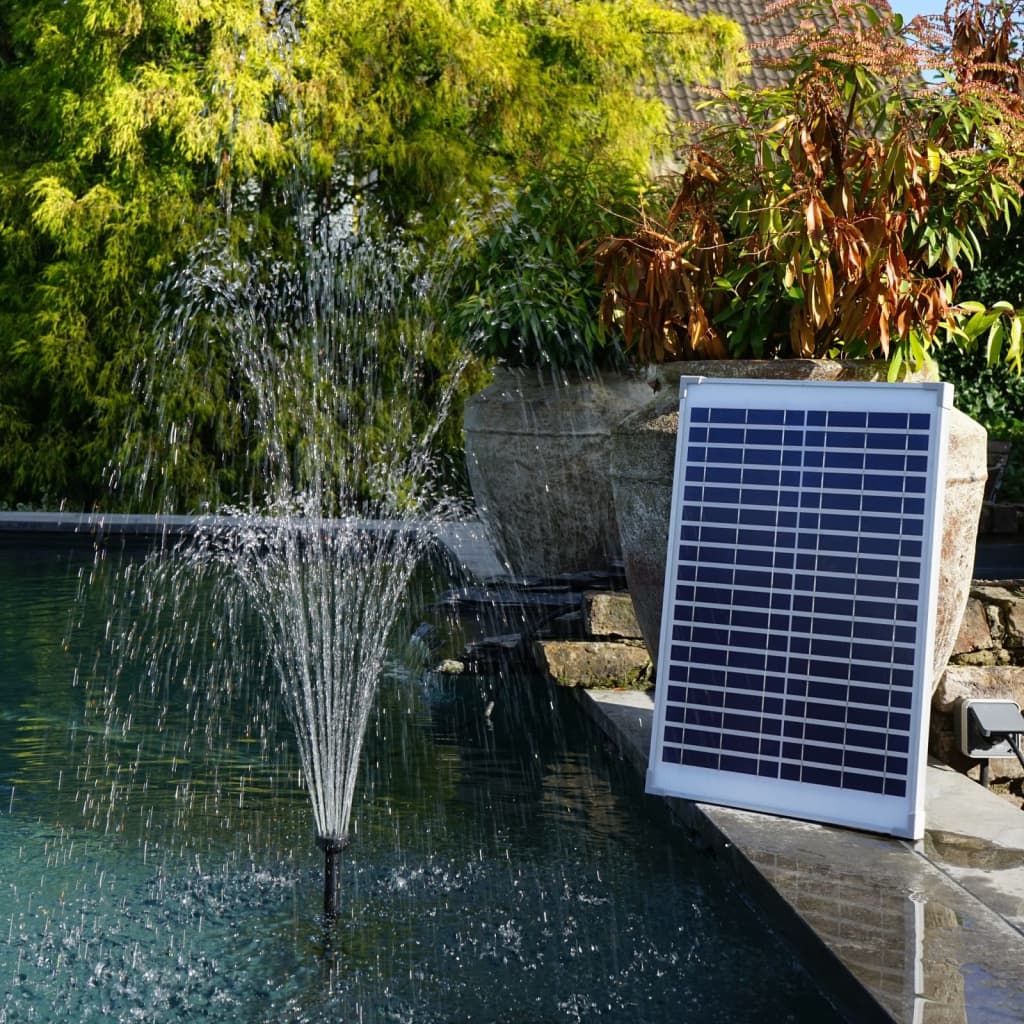 ubbink-garden-fountain-pump-set-solarmax-1000-with-solar-panel At Willow and Wine