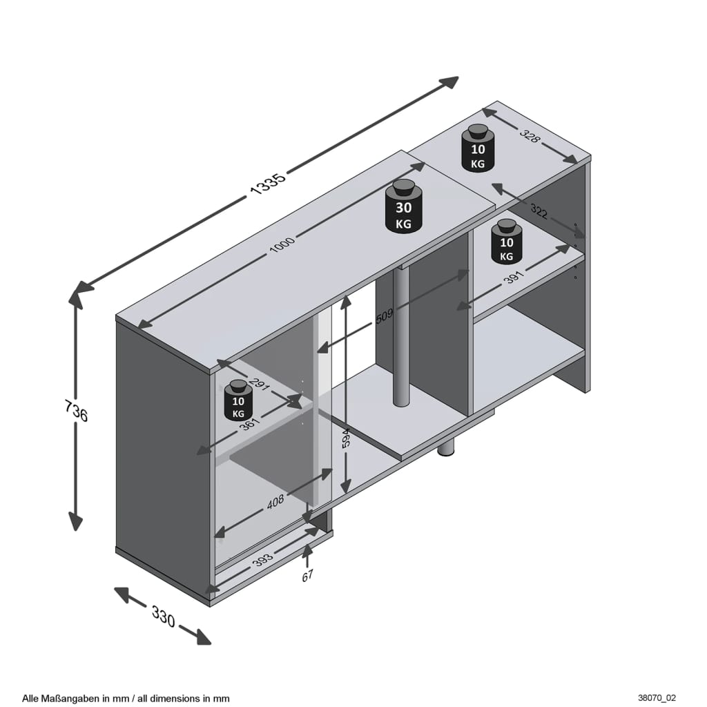 fmd-modular-corner-storage-unit-with-open-shelf-white At Willow and Wine