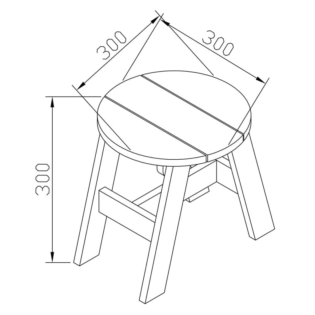 axi-3-piece-children-picnic-table-set-grey-and-white At Willow and Wine