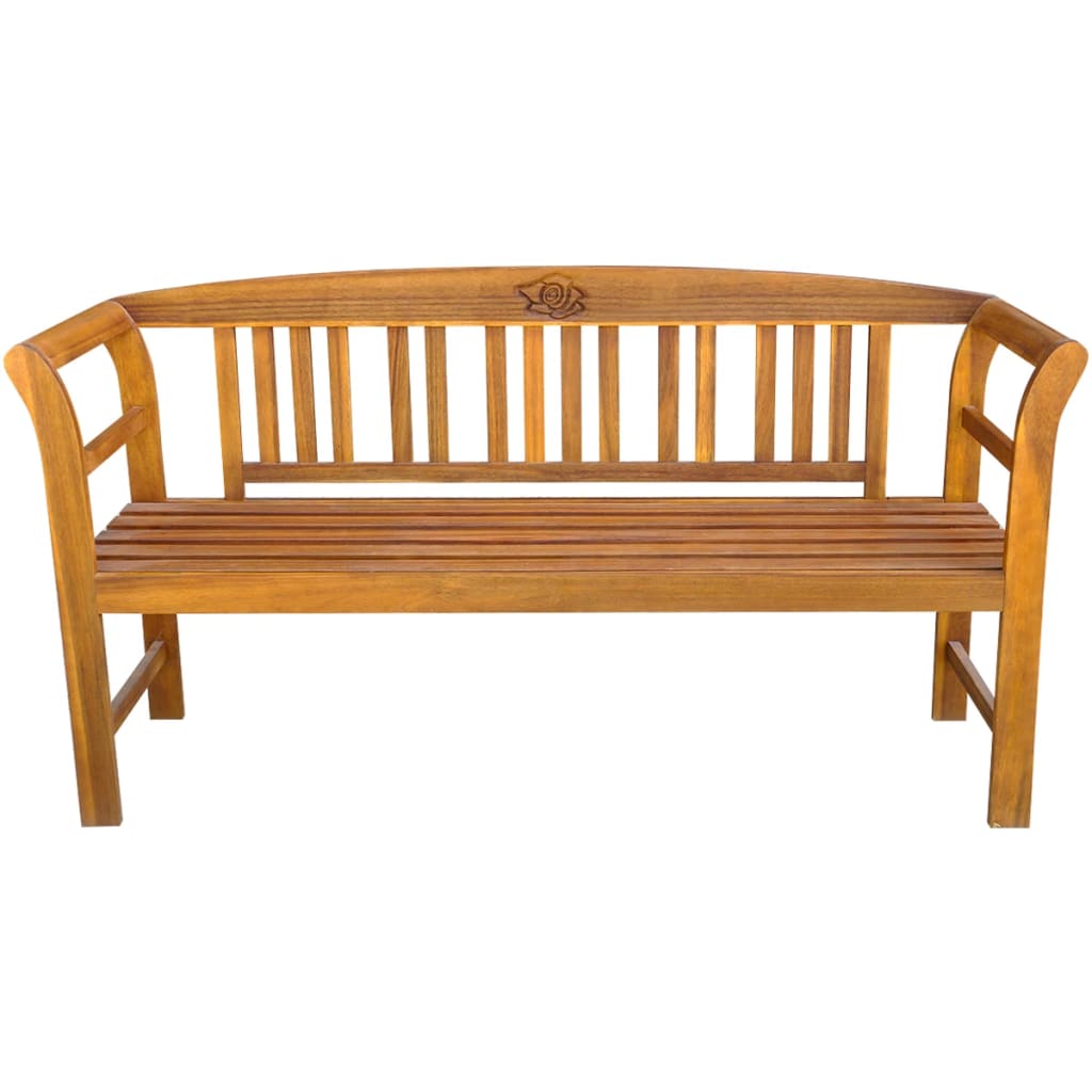 garden-bench-157-cm-solid-acacia-wood At Willow and Wine