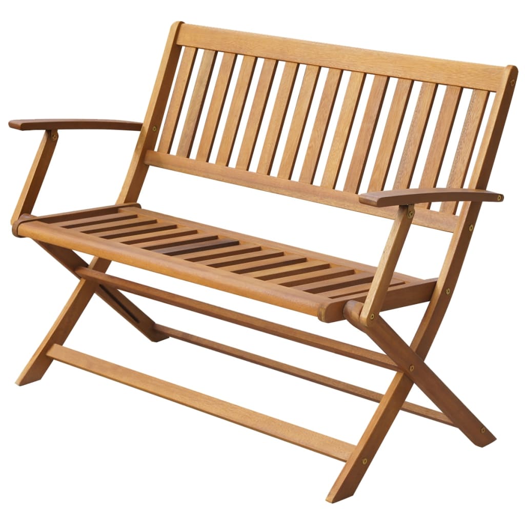 vidaXL Garden Bench 120 cm Solid Acacia Wood at Willow and Wine!