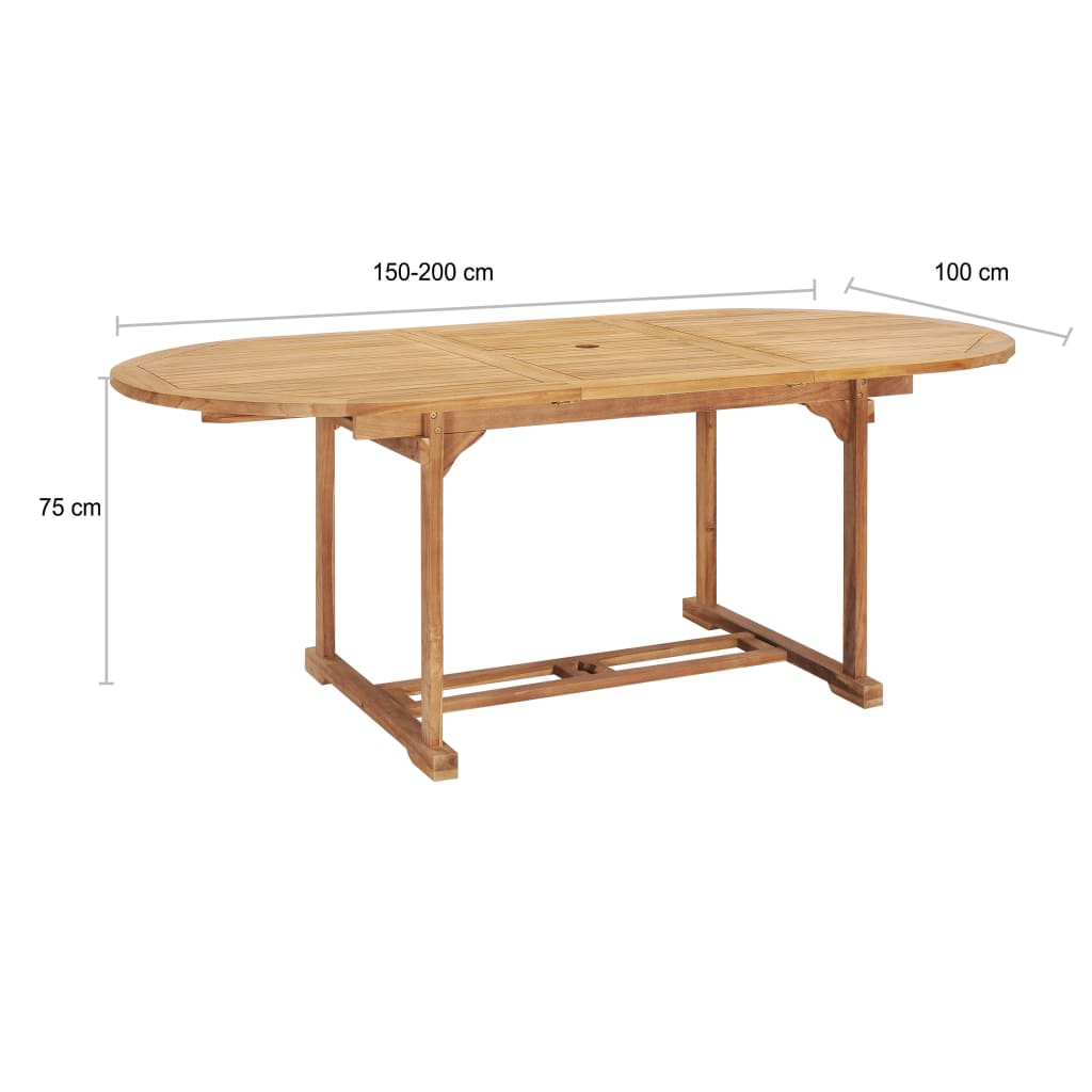 extending-garden-table-150-200x100x75-cm-solid-teak-wood At Willow and Wine