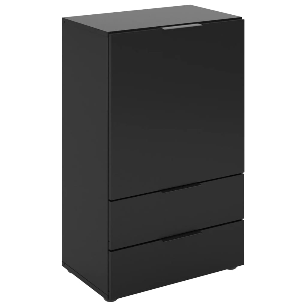 fmd-dresser-with-drawer-and-doors-49-7x31-7x81-3-cm-black At Willow and Wine