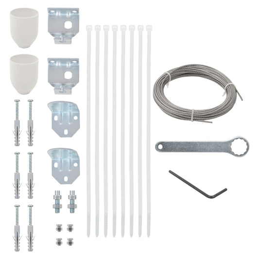 vidaXL 29 Piece Balcony Screen Accessory Set at Willow and Wine!