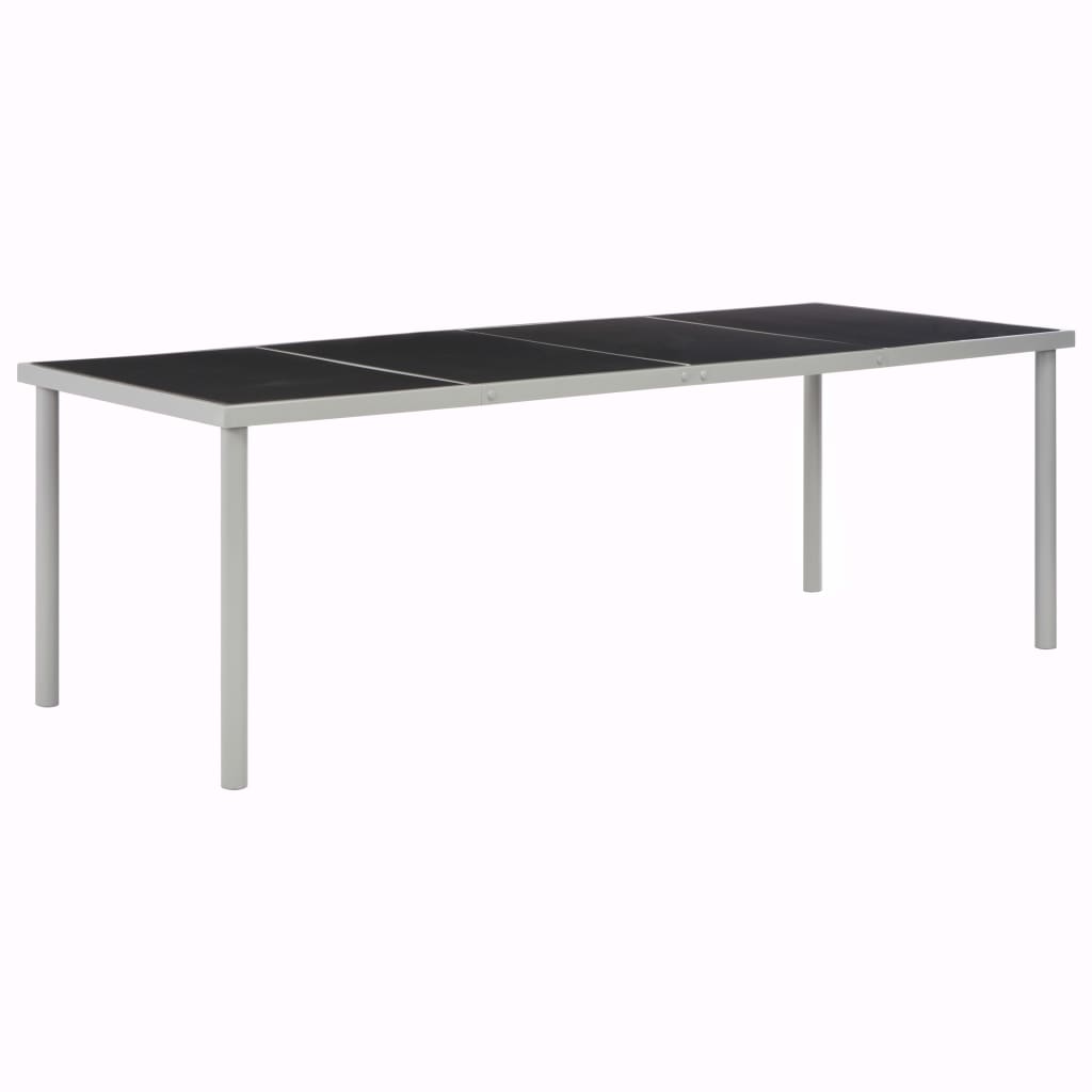 garden-table-black-220x90x74-5-cm-steel At Willow and Wine