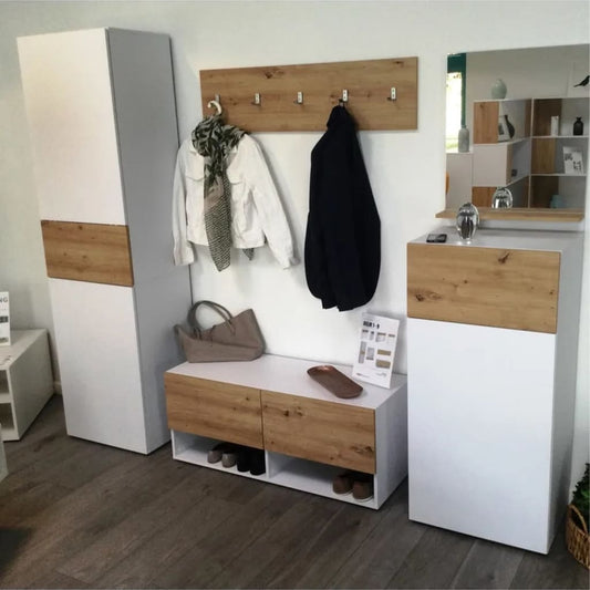 fmd-wardrobe-with-2-doors-54-5x41-7x199-1-cm-white-and-artisan-oak At Willow and Wine