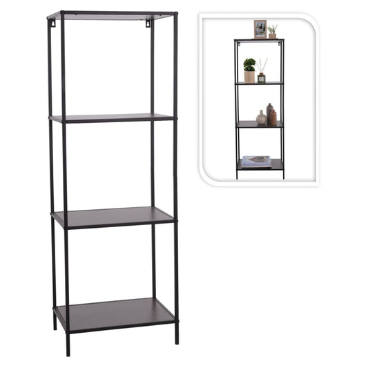 h-s-collection-3-tier-open-cabinet-45x30x130-cm-black At Willow and Wine