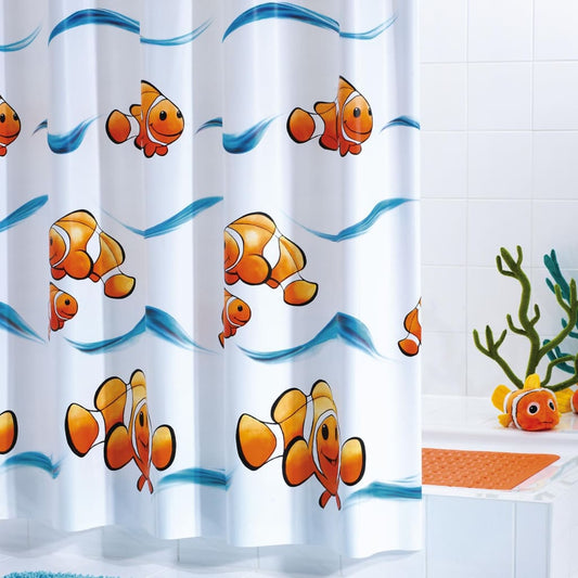 ridder-shower-curtain-clown-vinyl-180x200-cm-920112 At Willow and Wine!