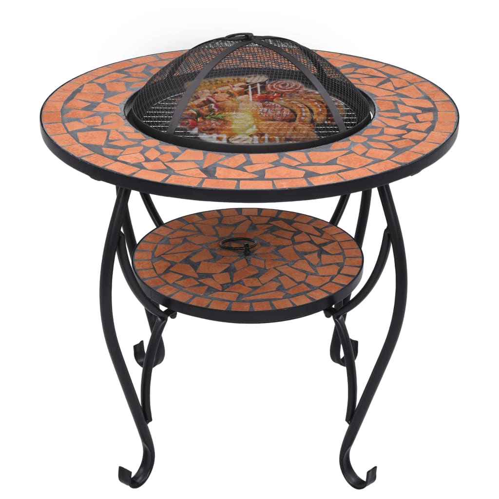 mosaic-fire-pit-table-terracotta-68-cm-ceramic At Willow and Wine