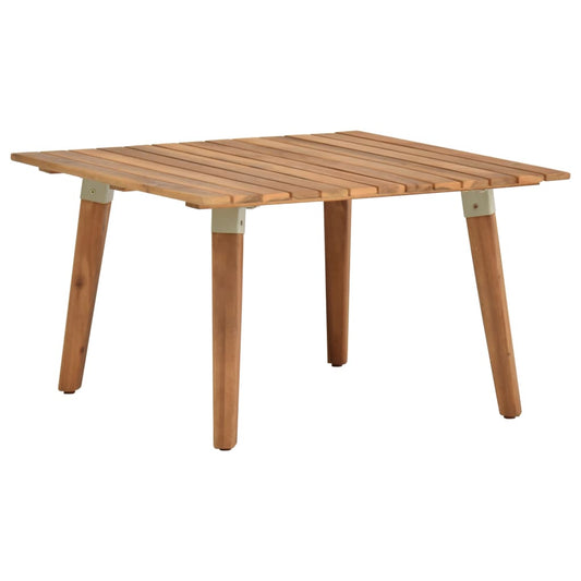 vidaXL Garden Coffee Table 60x60x36 cm Solid Acacia Wood at Willow and Wine!