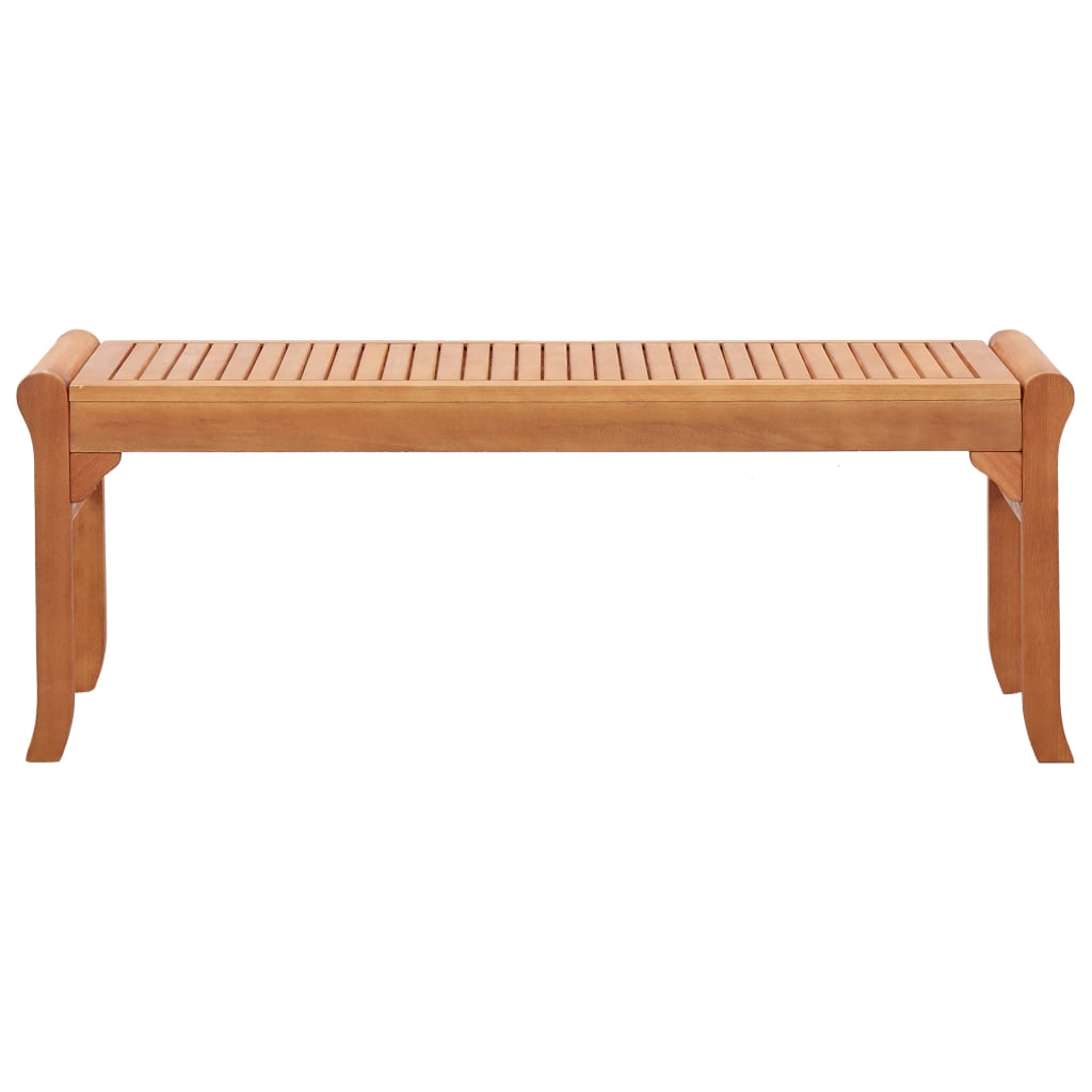 vidaXL 2-Seater Garden Bench 120 cm  Solid Eucalyptus Wood