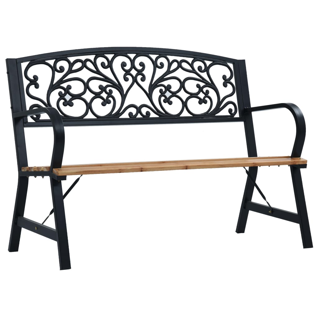 vidaXL Garden Bench 120 cm Wood at Willow and Wine!