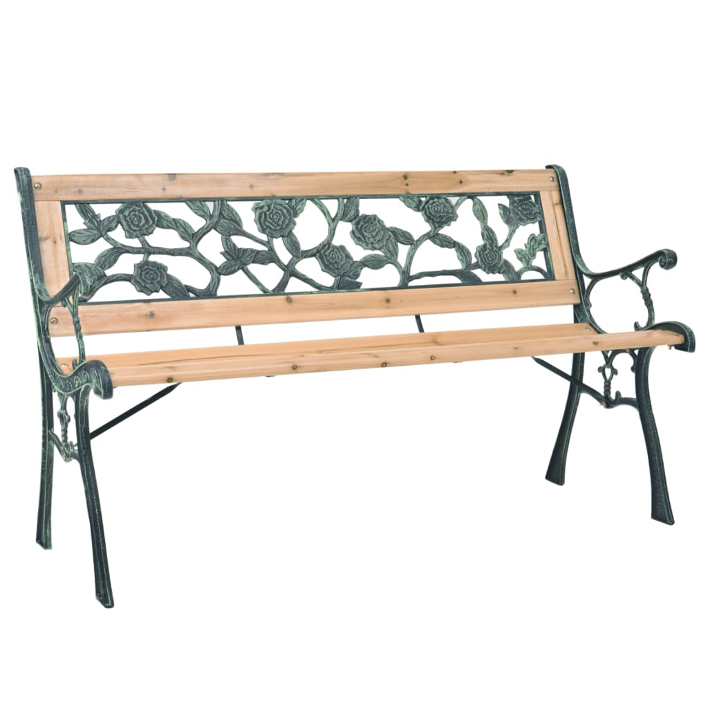 vidaXL Garden Bench 122 cm Wood