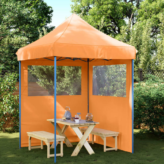 foldable-party-tent-pop-up-with-2-sidewalls-orange-928020 At Willow and Wine