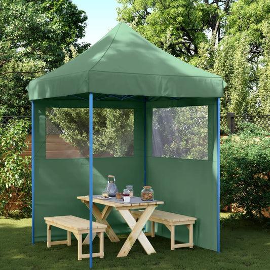 foldable-party-tent-pop-up-with-2-sidewalls-green-928019 At Willow and Wine