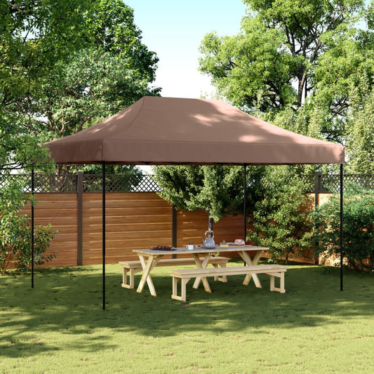 foldable-party-tent-pop-up-brown-440x292x315-cm-928001 At Willow and Wine