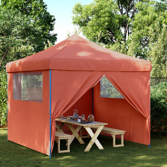 foldable-party-tent-pop-up-with-4-sidewalls-terracotta-929673 At Willow and Wine