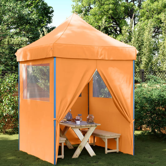 foldable-party-tent-pop-up-with-4-sidewalls-orange-928028 At Willow and Wine