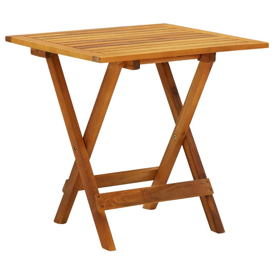 vidaXL Bistro Table 46x46x47 cm Solid Acacia Wood at Willow and Wine!