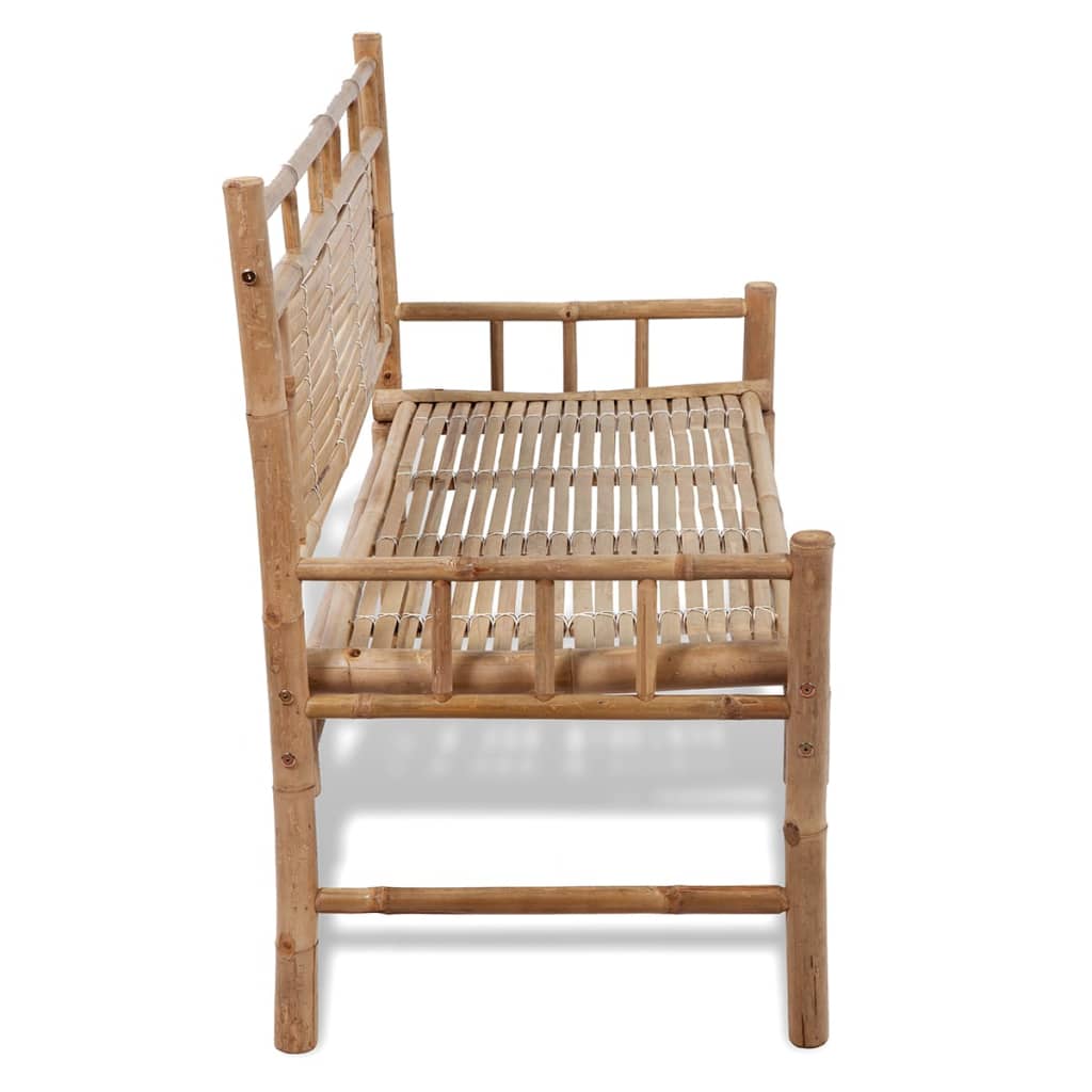 garden-bench-120-cm-bamboo At Willow and Wine