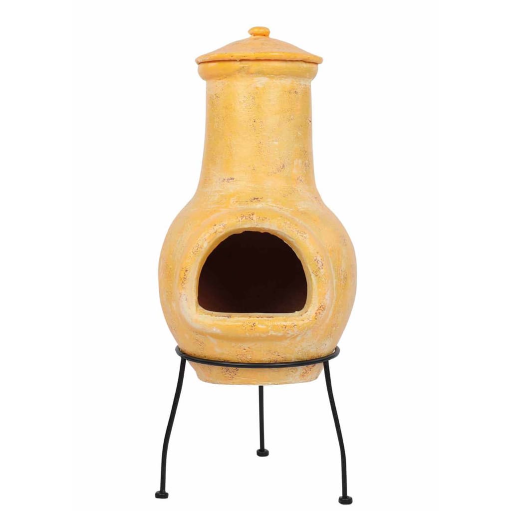 redfire-fireplace-tampico-yellow-31x31x68-cm-clay At Willow and Wine