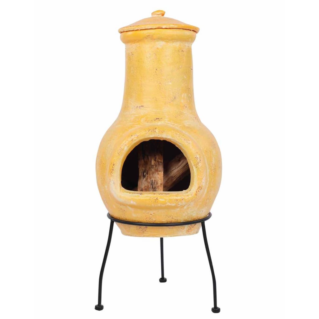 redfire-fireplace-tampico-yellow-31x31x68-cm-clay At Willow and Wine