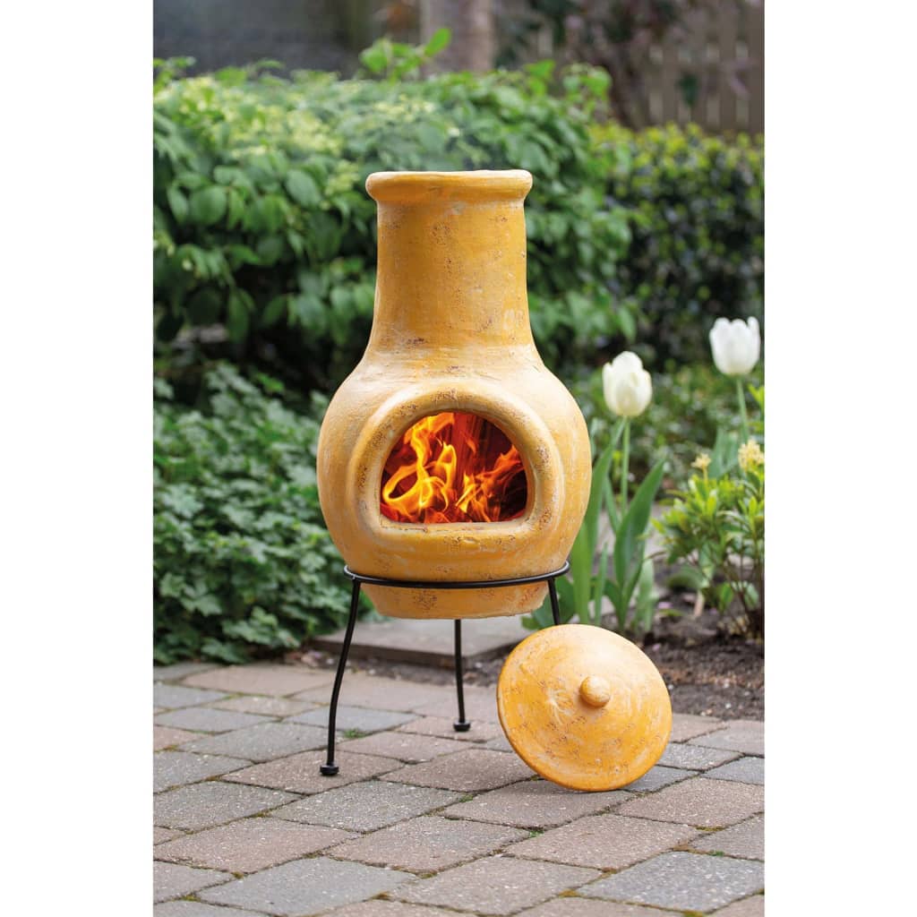 redfire-fireplace-tampico-yellow-31x31x68-cm-clay At Willow and Wine