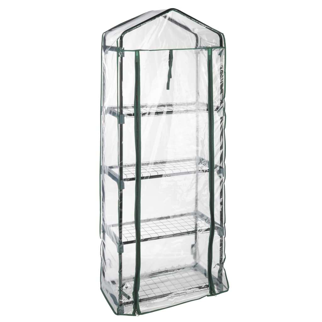 hi-greenhouse-with-4-shelves-59x31x160-cm-919937 At Willow and Wine!