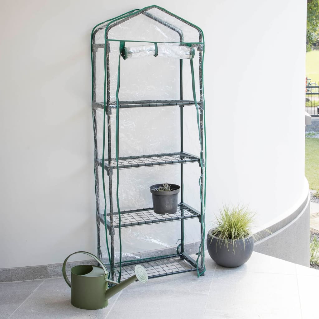 hi-greenhouse-with-4-shelves-59x31x160-cm-919937 At Willow and Wine!