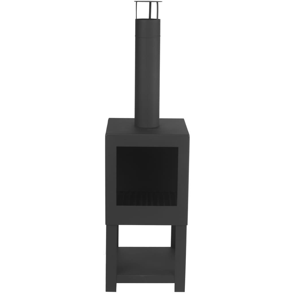 esschert-design-outdoor-fireplace-with-firewood-storage-black-ff410-919920 At Willow and Wine!