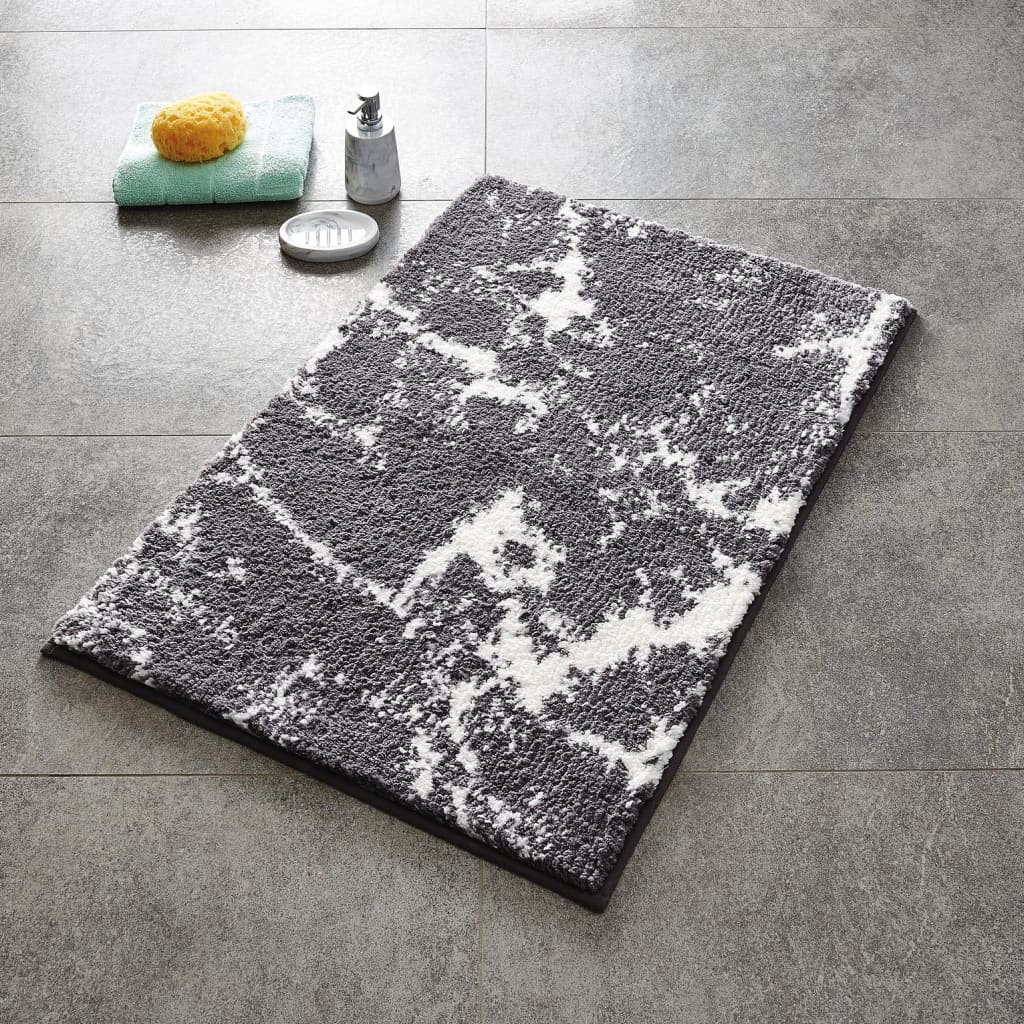 ridder-bathroom-rug-marmor-grey-white-90x60-cm-917314 At Willow and Wine