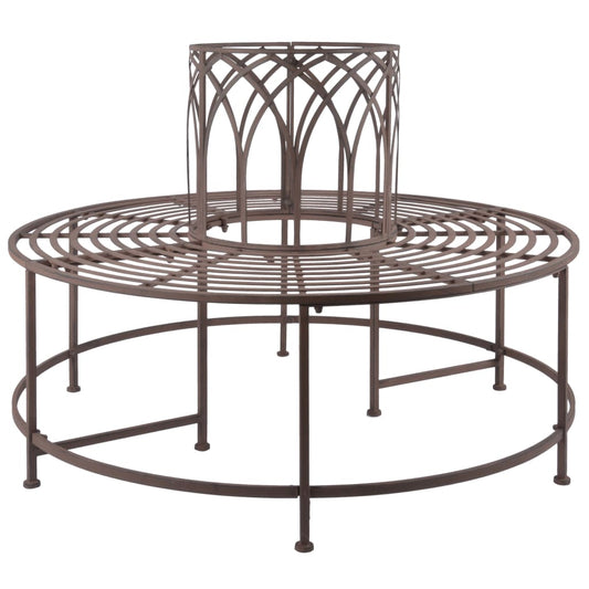 esschert-design-tree-bench-metal At Willow and Wine